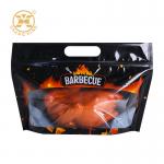 Custom Printed Zipper Plastic Packaging for Rotisserie Hot Grill Roasted Chicken and Deli Meat Moisture Proof Feature for sale