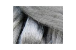 China Stainless Steel Micron 4.5μM Metallic Fiber For Textile supplier