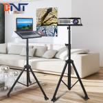 Cold Rolled Steel 110-190cm Braked Wheels Floor Projector Tripod Stand For Laptop / Camera Used for sale
