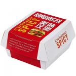 Food Takeout Burger Box Low Priced Customized Eco-Friendly Biodegradable for sale