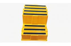China Non Slip Treads Step Stand 52.7X37.5X30.5cm Plastic 2 step stool supplier