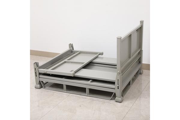 CE Powder Coated 4 Layer Stacking Metal Pallet Cages