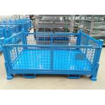 Industrial Large Stillage Pallet Cage Powder Coating Half Height for sale