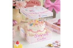 China Custom Made Cake Packaging Boxes with CMYK / Pontone Offset Printing Requirements supplier