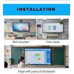 86'' Smart Board School Teaching Interact LCD Panel Digital Flat Interactive Touch Panel