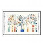 82 Inch School Office Smart Whiteboard Projector whiteboard for sale