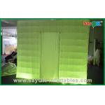 Inflatable Party Tent Custom Made Portable Inflatable Led Photo Booth In Oxford Cloth , Green / Purple for sale