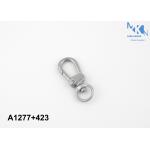 Zinc Alloy Small Bag Snap Hook Fashion Style With Engraved Logo for sale