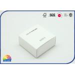 Matte White Folding Carton Box Sleeve Drawer Packaging For Solid Perfume for sale