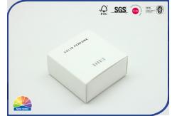 China Matte White Folding Carton Box Sleeve Drawer Packaging For Solid Perfume supplier
