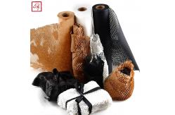 China 30CM*100M White Black Brown Honeycomb Paper Wrapping Roll Cushioning Pad supplier