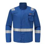 Inherent FR Aramid Anti Statics Protective Clothing , 200gsm Flame Resistant Jumpsuit for sale