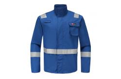 China Inherent FR Aramid Anti Statics Protective Clothing , 200gsm Flame Resistant Jumpsuit supplier