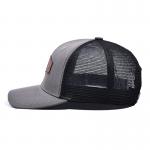 Customizable Cotton-Front Trucker Cap with Sweatband Custom Lether Patch