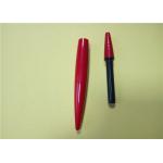 Empty ABS Plastic Eyeliner Pencil With Steel Customized Colors 126.8mm Long for sale