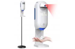 China Intelligent 1.1L Automatic Soap Dispensers With Forehead Thermometer supplier