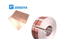 China High Extensibility Copper Clad Steel Sheet Good Surface Roughness Superior Properties supplier