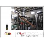 One Heads Bottle Capping Machine / ROPP Aluminum Screw Cap Crimping Machine