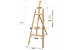 China Customized Logo Wooden Display Easels Stand , Photo Picture Paint Canvas Holder supplier