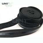 Anti Slip Garments Accessories Silicone Braided Elastic Band for sale