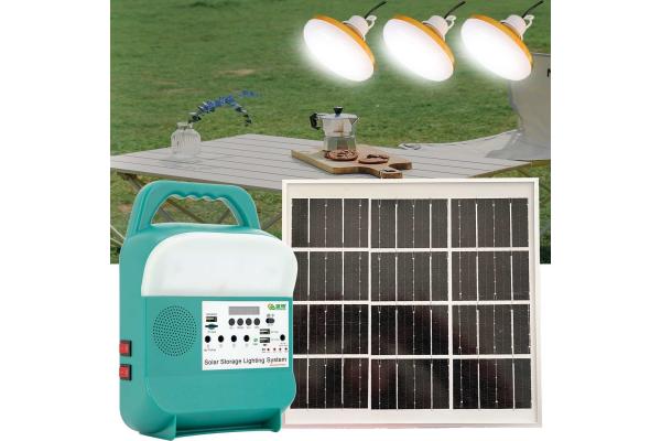 Multifunctional Portable Solar Emergency Lighting Radio Power Supply System SRE-688
