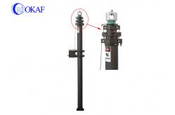 China Hand Crank Powered Telescoping Mast Pole Aluminum Alloy 5m Antenna Train supplier