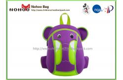 China Waterproof Kids Animal Backpack , Personalised Toddler Backpack Elephant Style supplier