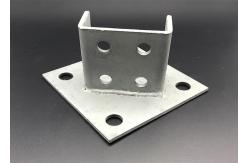 China Customized Shape Strut Fitting Post Base Brackets supplier