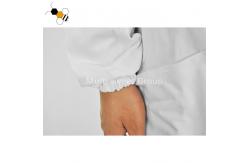 China Breathable White Brown Cotton Agricultural Beekeeper Coveralls supplier