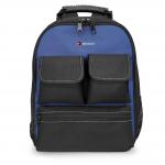 Oxford Backpack Tool Bag Black Multi Pocket Tool Bag With Waist Bag