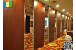 China Wooden Surface Folding Partiion Walls , Operable Partition Walls supplier