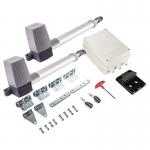 DC 24V Automatic Swing Gate Operators Kit Solar Charged Wifi Mobile IOS 300kg for sale