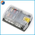 6 Way ATY ATO ATC Blade Fuse Holders Car Automotive Fuse Block with Negative Bus Bar for sale