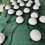 100mm 10CM SPI DMX Outdoor LED Point Pixel Light for Christmas Decorations Aluminum Base with Plastic Body IP67 Rating for sale