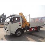 DFAC 3 Ton Knuckle Boom Crane Truck Euro 3 5 Speed Transmission Left And Right Hand Drive for sale