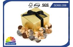 China Christmas Folding Carton Box For Food / Candy / Chocolate / Cake Packaging Boxes supplier