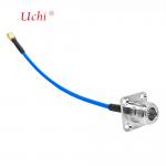 SMA Male Plug To N Type Female Jack Flange Panel Mount Connector For SS405 SS-405 Superflex RF Pigtail Extension Cable for sale