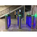 Narrow Lobby Dual Motors Speed Gate Turnstile Swing Barrier Digital Access Control System for sale