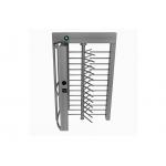 Single Lane Arc Frame Full Height Turnstile , Pedestrian Barrier Gate Bi - Directional for sale
