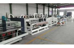 China Full Automatically Corrugated Carton Folding And Gluing Machine Electric Driven supplier