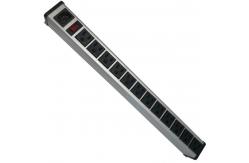 China 5 To 14 12 Outlets Hardwired Power Strip With IEC C14 Input supplier