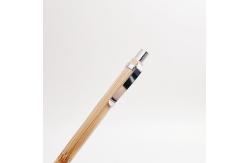China School Bamboo Wood Automatic Press Pencil Eco Friendly Pencil With Steel Clip supplier