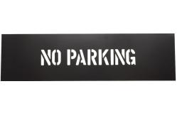 China Black Plastic Typographic Stencils for Professional Use supplier