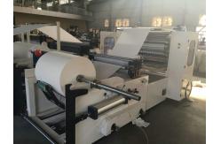 China N Folding Hand Paper Towel Converting Machine / PLC Towel Making Machine supplier