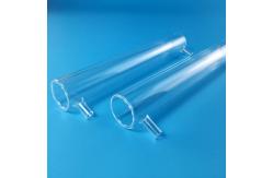 China 60mm Diameter Double Layer Quartz Glass Tube Fused supplier