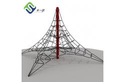 China Outdoor Playground Climbing Net 4mx4m Pyramid Rope UV Resistant For Kids supplier