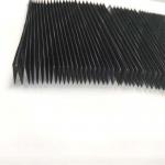 Black Retractable Polyester Pleated Mesh Plisse Insect Screen Folding Net For Window And Door for sale