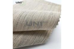 China Goat Hair woven interfacing for jacket , Lining and Interlining with Smooth Handfeeling supplier
