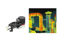 China 320x256 MWIR Cooled Optical Gas Imaging Thermal Module For Visualizing Gas Leaks supplier