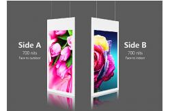 China Multi Functional Digital Advertising Display Double Sided Windows Android System supplier